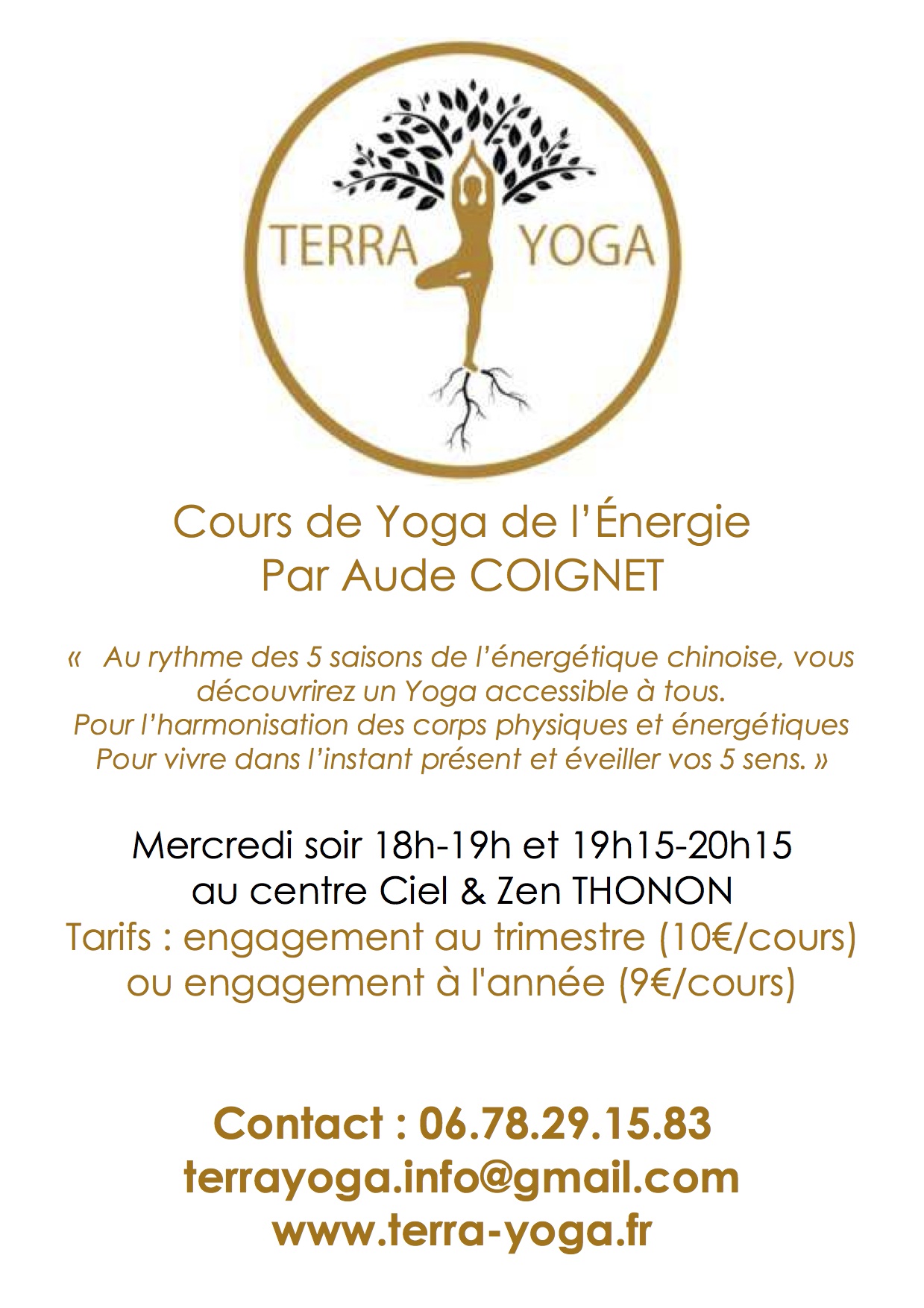 Dernière version Affiche infos Terra Yoga 2