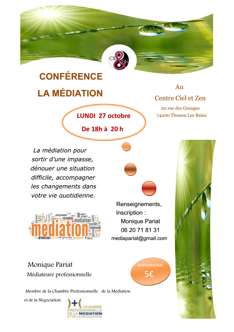 conference la meditation